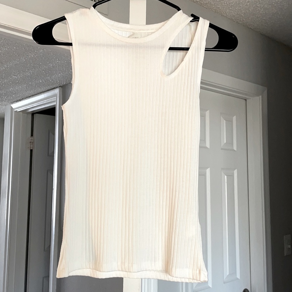 Ivory/off white tank top